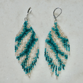 Whitehaven Sand Bars - Glass Bead Earrings - Medium SAMPLES & SECONDS SALE