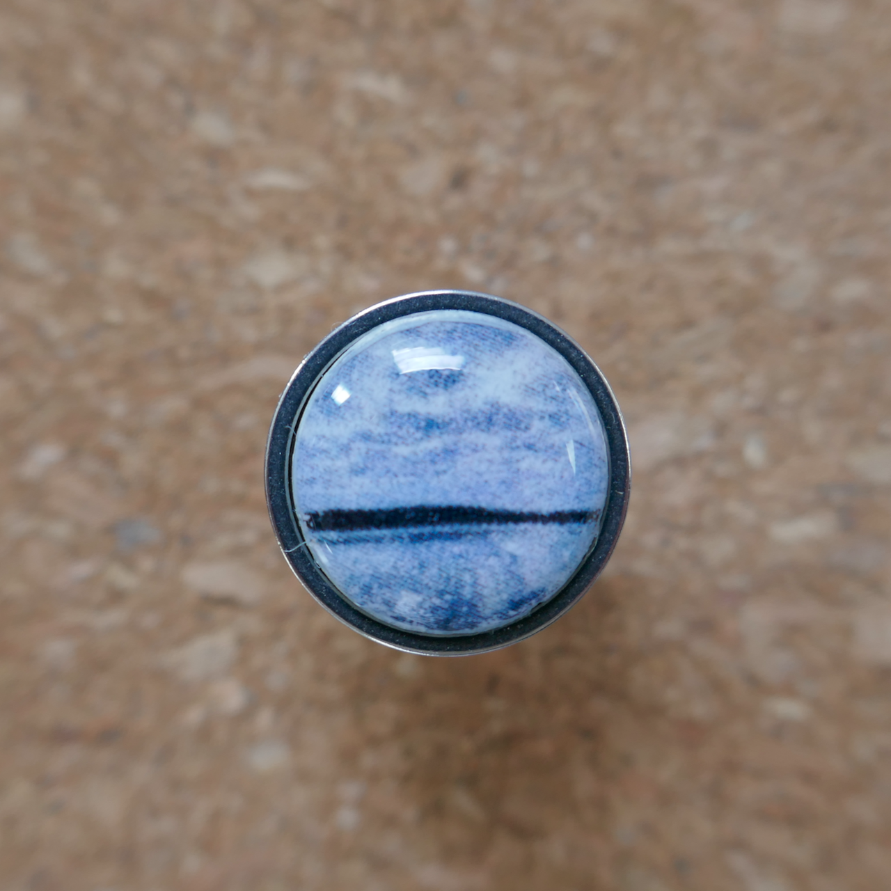Lake Macquarie - Bezel Stud Earrings