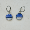 Cape Solander - Bezel Dangle Earrings