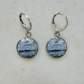 Lake Macquarie - Bezel Dangle Earrings