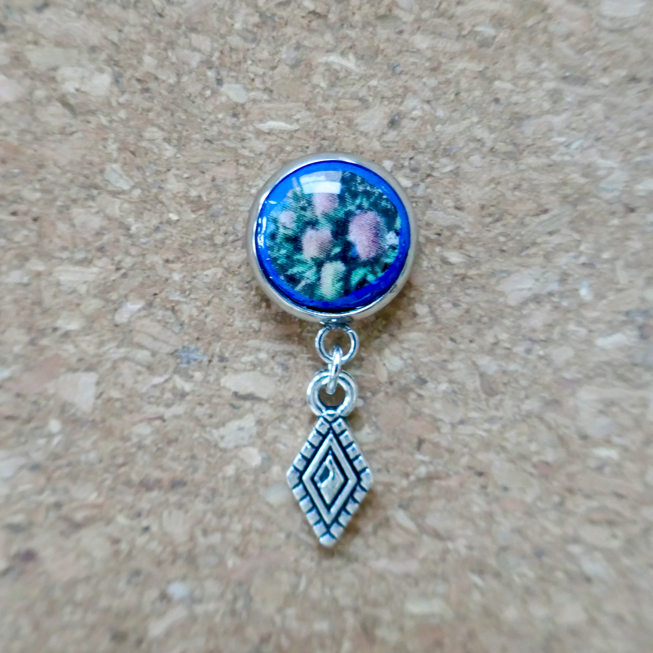 Banksias - Bezel Dangle Stud Earrings